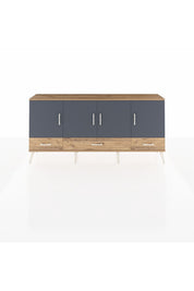 Arges Konsol 6 Raflı 3 Çekmeceli 4 Kapaklı 176x30x83 - S148M009V27A