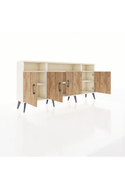 Arges Konsol 6 Raflı 4 Kapaklı 176x30x83 - S148M010V01A