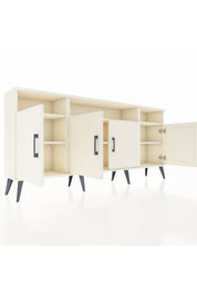 Arges Konsol 6 Raflı 4 Kapaklı 176x30x83 - S148M010V04A