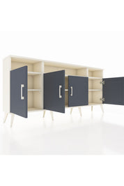 Arges Konsol 6 Raflı 4 Kapaklı 176x30x83 - S148M010V07A