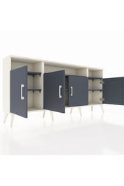Arges Konsol 6 Raflı 4 Kapaklı 176x30x83 - S148M010V08A