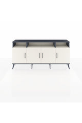 Arges Konsol 6 Raflı 4 Kapaklı 176x30x83