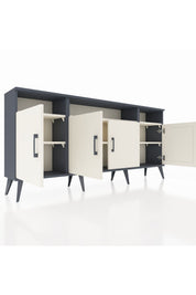 Arges Konsol 6 Raflı 4 Kapaklı 176x30x83 - S148M010V13A