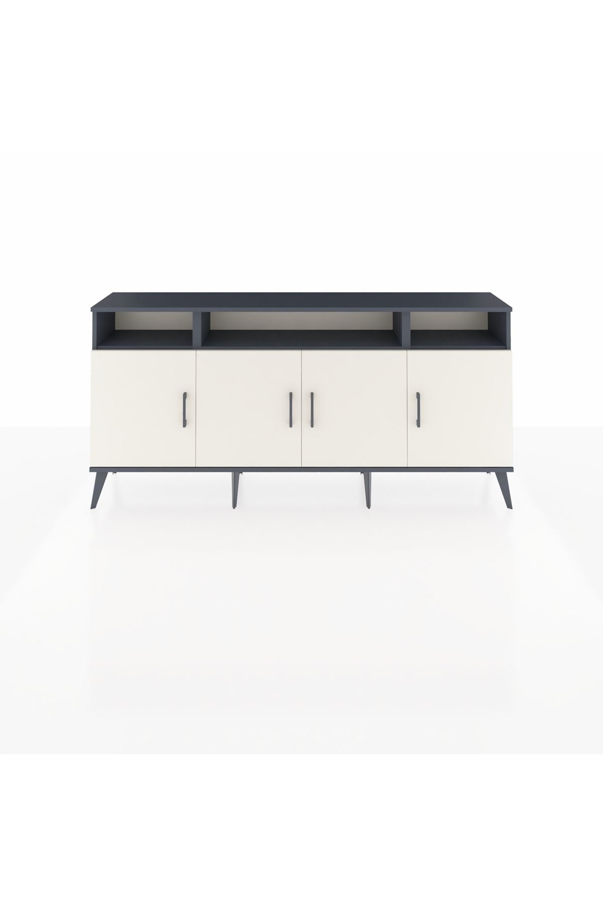 Arges Konsol 6 Raflı 4 Kapaklı 176x30x83 - S148M010V14A