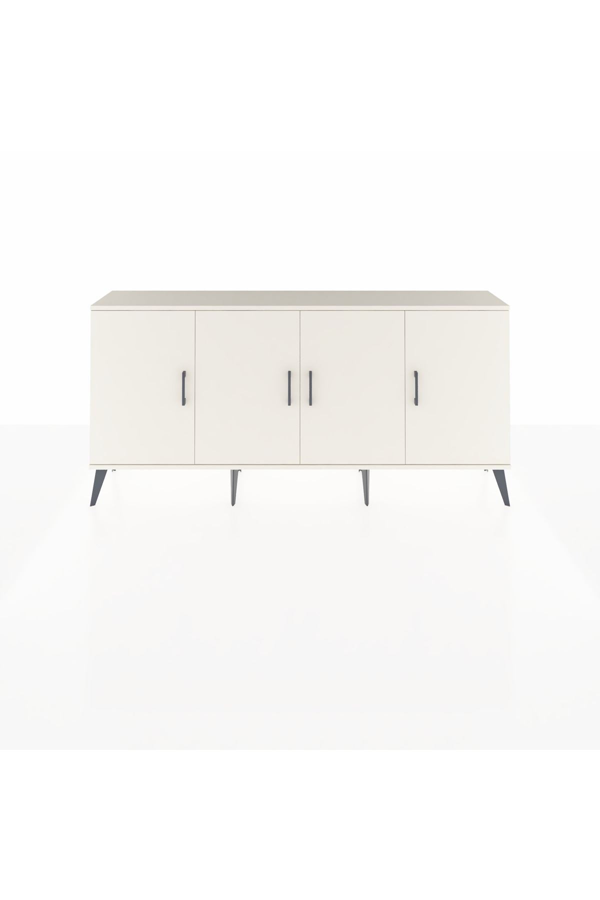 Arges Konsol 3 Raflı 4 Kapaklı 176x30x83 - S148M011V04A
