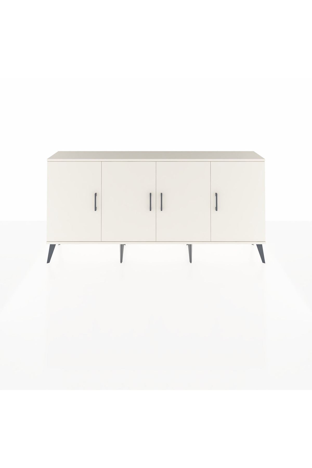 Arges Konsol 3 Raflı 4 Kapaklı 176x30x83 - S148M011V05A