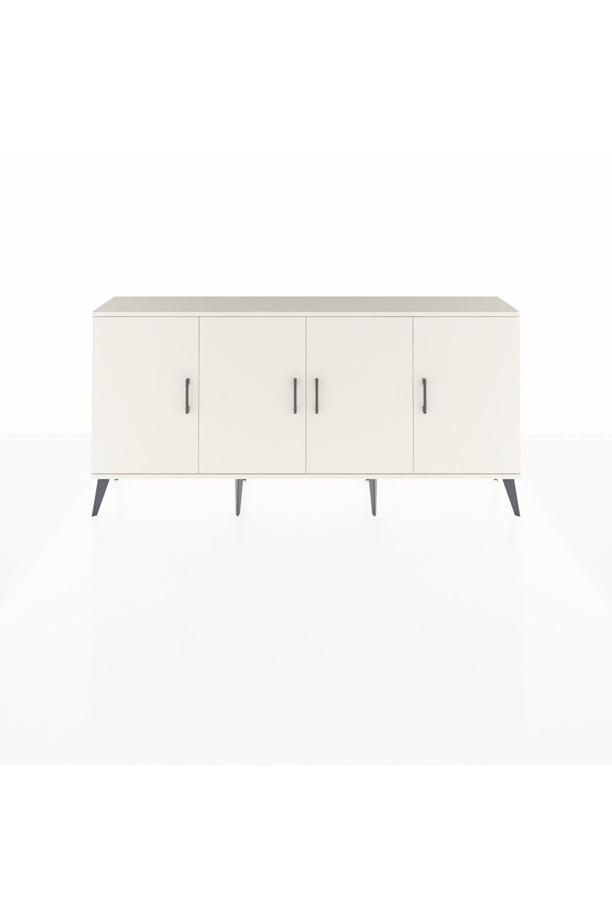 Arges Konsol 3 Raflı 4 Kapaklı 176x30x83 - S148M011V06A