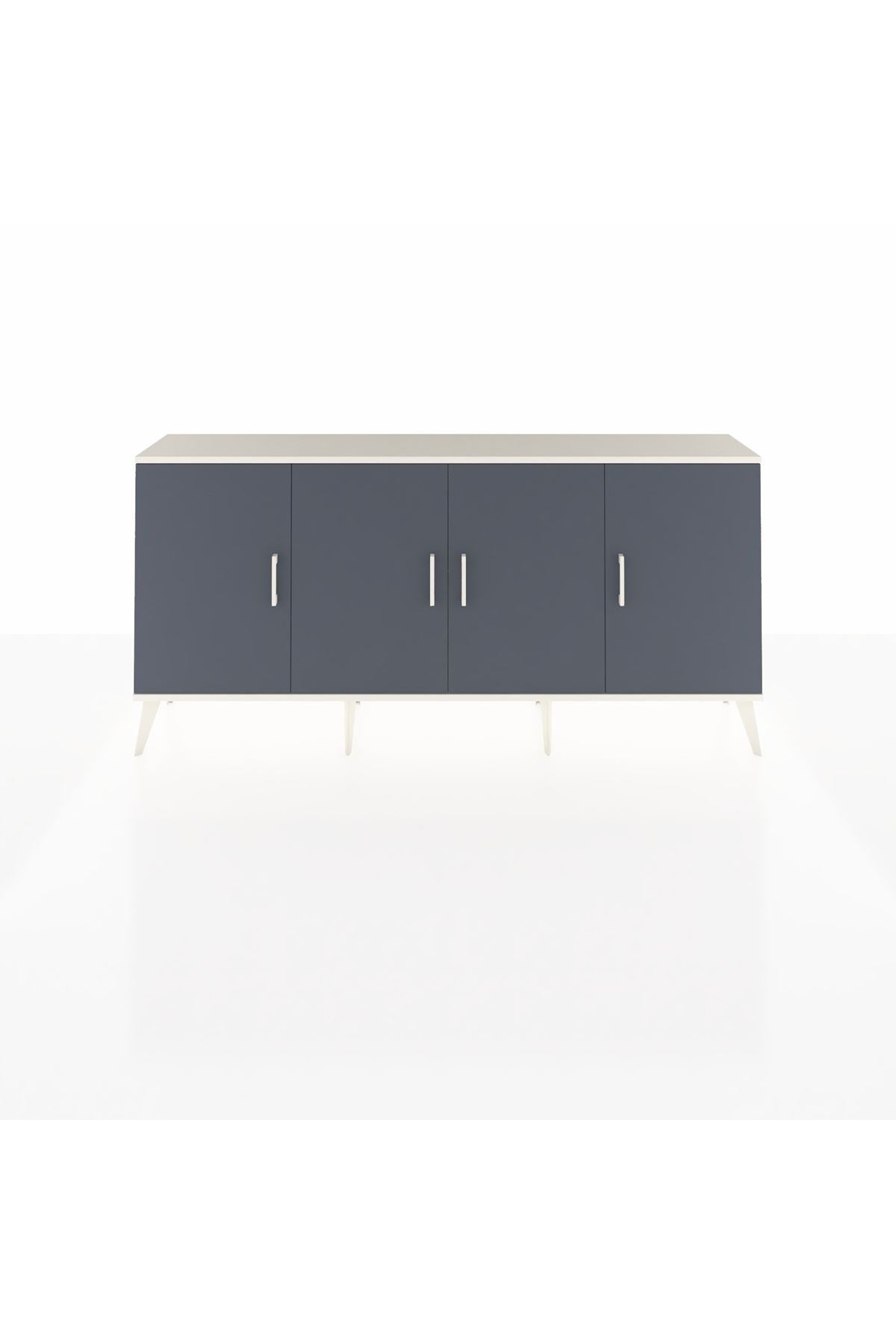 Arges Konsol 3 Raflı 4 Kapaklı 176x30x83 - S148M011V09A