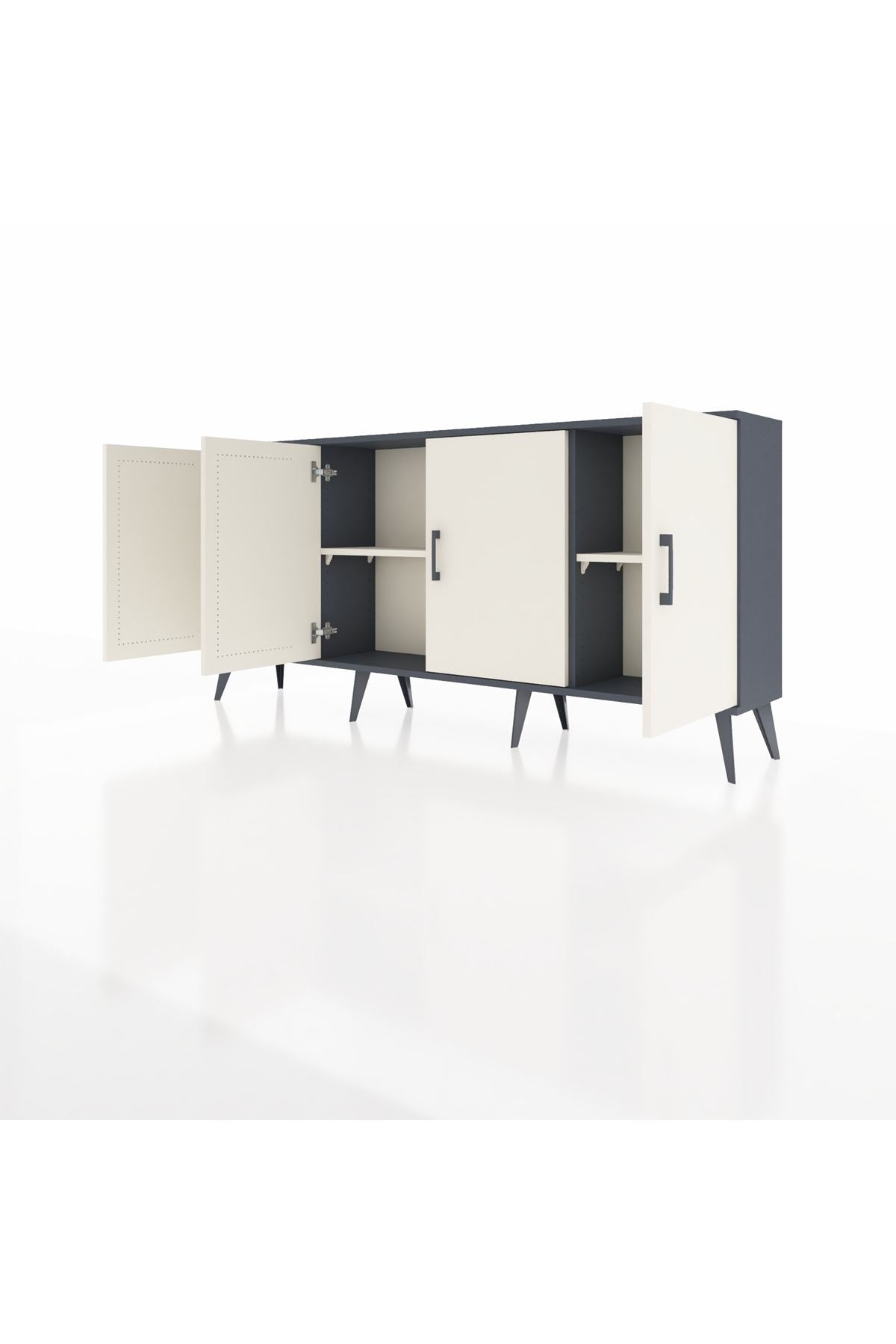 Arges Konsol 3 Raflı 4 Kapaklı 176x30x83 - S148M011V13A
