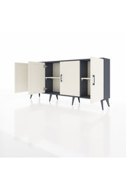 Arges Konsol 3 Raflı 4 Kapaklı 176x30x83 - S148M011V13A