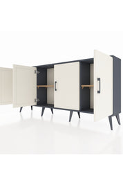 Arges Konsol 3 Raflı 4 Kapaklı 176x30x83 - S148M011V15A