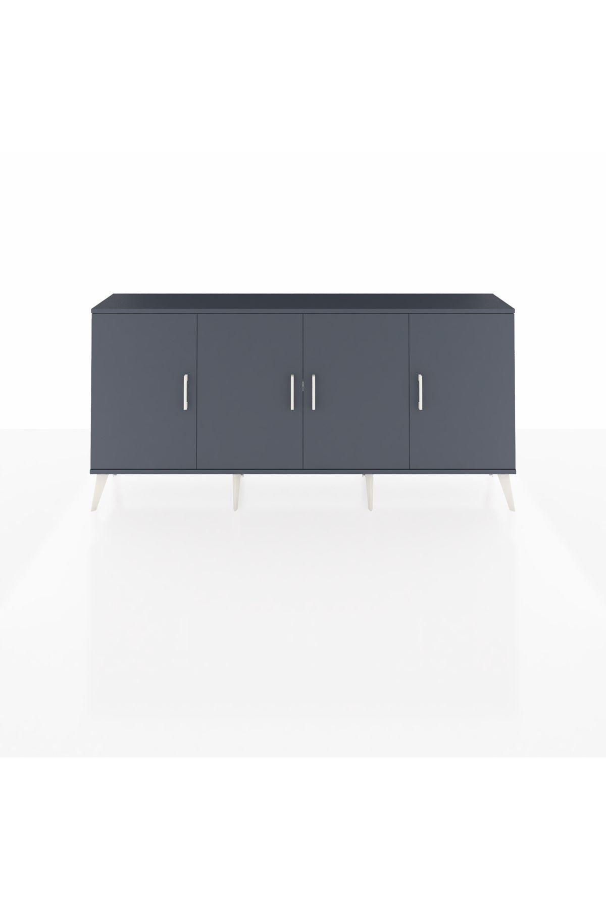 Arges Konsol 3 Raflı 4 Kapaklı 176x30x83 - S148M011V16A