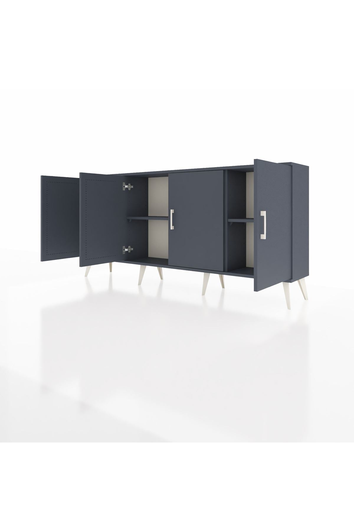 Arges Konsol 3 Raflı 4 Kapaklı 176x30x83 - S148M011V17A