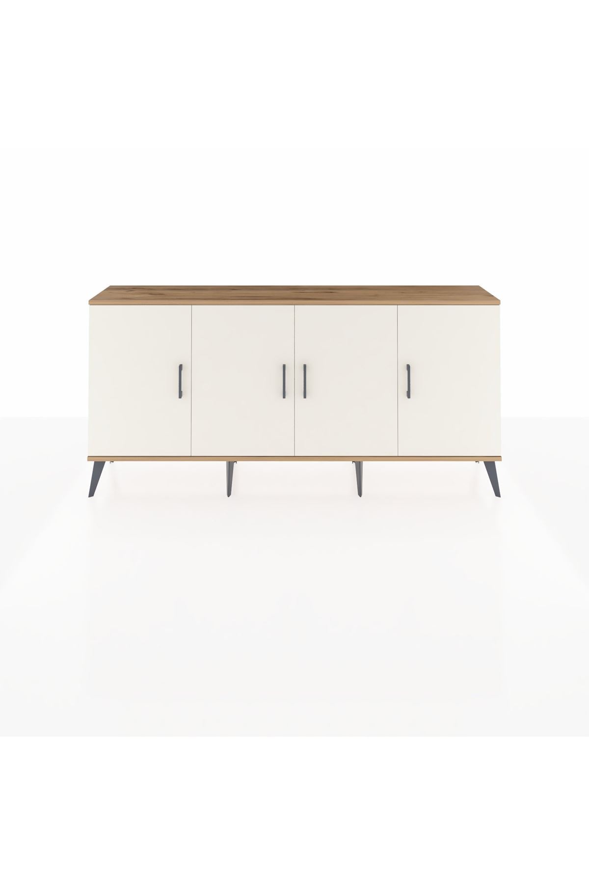 Arges Konsol 3 Raflı 4 Kapaklı 176x30x83 - S148M011V24A