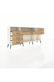 Arges Konsol 2 Raflı 6 Çekmeceli 176x30x83 - S148M012V03A