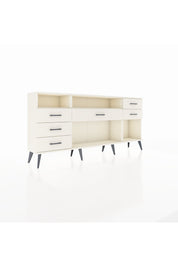 Arges Konsol 2 Raflı 6 Çekmeceli 176x30x83 - S148M012V04A