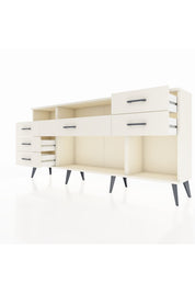 Arges Konsol 2 Raflı 6 Çekmeceli 176x30x83 - S148M012V04A