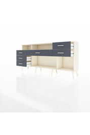 Arges Konsol 2 Raflı 6 Çekmeceli 176x30x83 - S148M012V05A