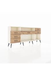 Arges Konsol 2 Raflı 6 Çekmeceli 176x30x83 - S148M012V06A