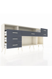 Arges Konsol 2 Raflı 6 Çekmeceli 176x30x83 - S148M012V08A