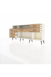 Arges Konsol 2 Raflı 6 Çekmeceli 176x30x83 - S148M012V09A