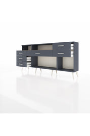 Arges Konsol 2 Raflı 6 Çekmeceli 176x30x83 - S148M012V11A