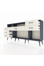 Arges Konsol 2 Raflı 6 Çekmeceli 176x30x83 - S148M012V16A