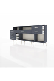 Arges Konsol 2 Raflı 6 Çekmeceli 176x30x83 - S148M012V17A