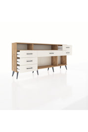 Arges Konsol 2 Raflı 6 Çekmeceli 176x30x83 - S148M012V19A