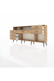 Arges Konsol 2 Raflı 6 Çekmeceli 176x30x83 - S148M012V21A