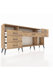 Arges Konsol 2 Raflı 6 Çekmeceli 176x30x83 - S148M012V21A