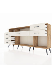 Arges Konsol 2 Raflı 6 Çekmeceli 176x30x83 - S148M012V22A