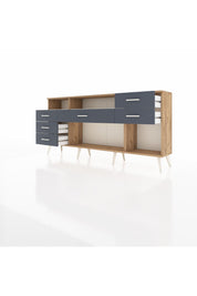 Arges Konsol 2 Raflı 6 Çekmeceli 176x30x83 - S148M012V23A