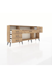 Arges Konsol 2 Raflı 6 Çekmeceli 176x30x83 - S148M012V24A