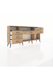 Arges Konsol 2 Raflı 6 Çekmeceli 176x30x83 - S148M012V27A