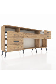 Arges Konsol 2 Raflı 6 Çekmeceli 176x30x83 - S148M012V27A