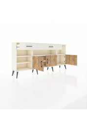 Arges Konsol 5 Raflı 2 Çekmeceli 3 Kapaklı 176x30x83 - S148M013V01A