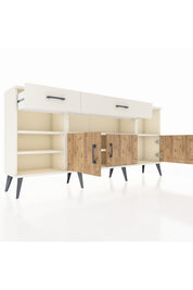Arges Konsol 5 Raflı 2 Çekmeceli 3 Kapaklı 176x30x83 - S148M013V01A