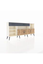 Arges Konsol 5 Raflı 2 Çekmeceli 3 Kapaklı 176x30x83 - S148M013V02A