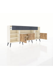 Arges Konsol 5 Raflı 2 Çekmeceli 3 Kapaklı 176x30x83 - S148M013V02A