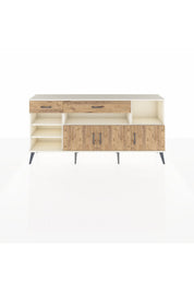 Arges Konsol 5 Raflı 2 Çekmeceli 3 Kapaklı 176x30x83 - S148M013V03A