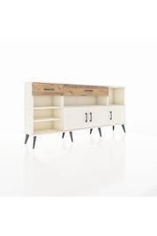 Arges Konsol 5 Raflı 2 Çekmeceli 3 Kapaklı 176x30x83 - S148M013V06A