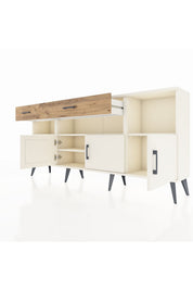 Arges Konsol 5 Raflı 2 Çekmeceli 3 Kapaklı 176x30x83 - S148M013V06A