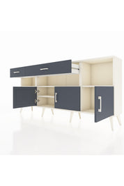 Arges Konsol 5 Raflı 2 Çekmeceli 3 Kapaklı 176x30x83 - S148M013V08A