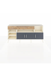 Arges Konsol 5 Raflı 2 Çekmeceli 3 Kapaklı 176x30x83 - S148M013V09A