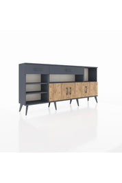 Arges Konsol 5 Raflı 2 Çekmeceli 3 Kapaklı 176x30x83 - S148M013V11A