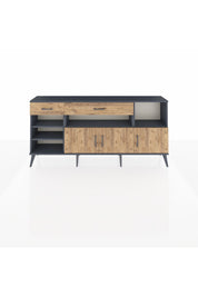 Arges Konsol 5 Raflı 2 Çekmeceli 3 Kapaklı 176x30x83 - S148M013V12A