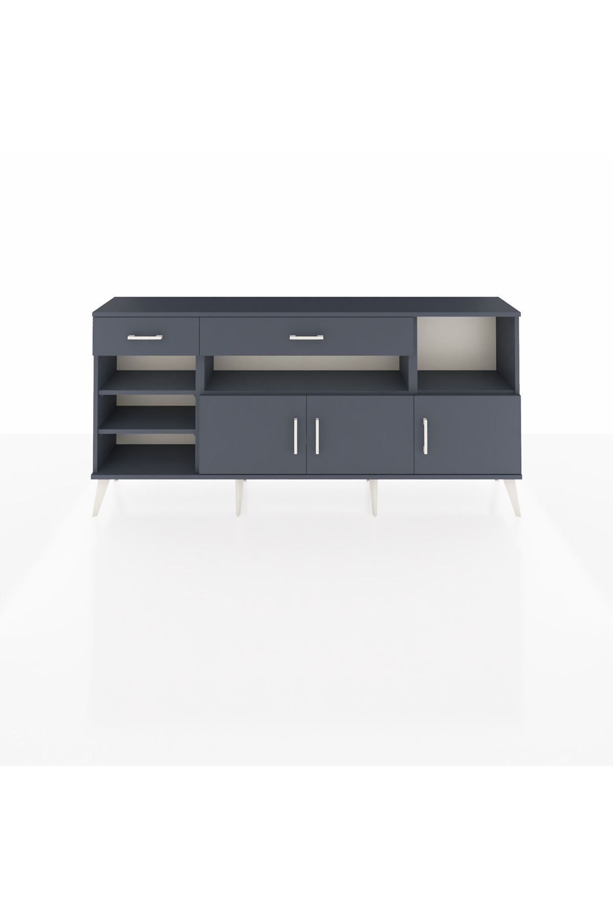 Arges Konsol 5 Raflı 2 Çekmeceli 3 Kapaklı 176x30x83 - S148M013V17A