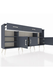 Arges Konsol 5 Raflı 2 Çekmeceli 3 Kapaklı 176x30x83 - S148M013V17A