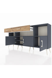 Arges Konsol 5 Raflı 2 Çekmeceli 3 Kapaklı 176x30x83 - S148M013V18A